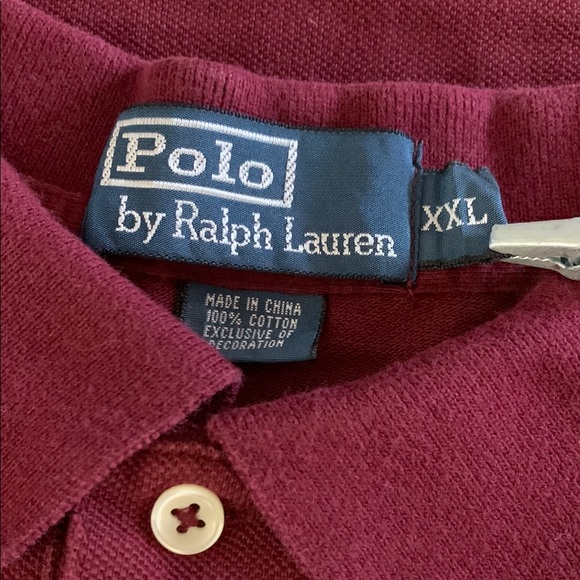 Polo Ralph Lauren burgundy short sleeve shirt - Picture 6 of 10